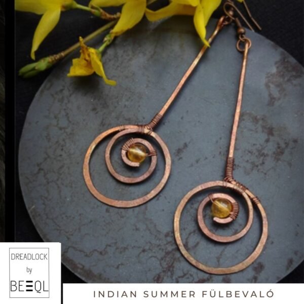 BeEql Indian summer fülbevaló kézműves ékszer 01