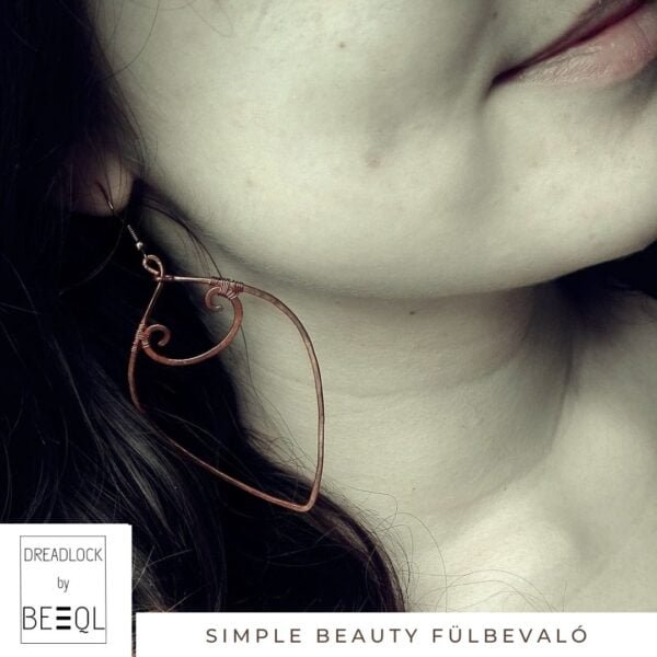 BeEql Simple beauty fülbevaló kézműves ékszer 02