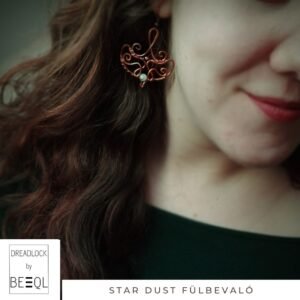 BeEql Star dust fülbevaló kézműves ékszer 02