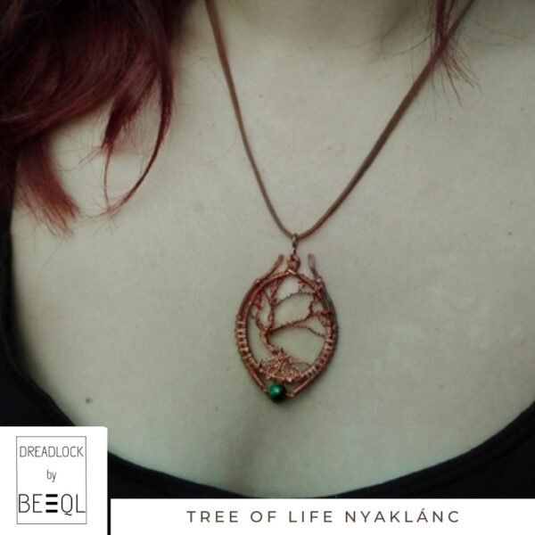 BeEql Tree of life nyaklánc kézműves ékszer Dreadlockshop 01