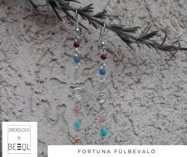 BeEql Fortuna fülbevaló kézműves ékszer 03